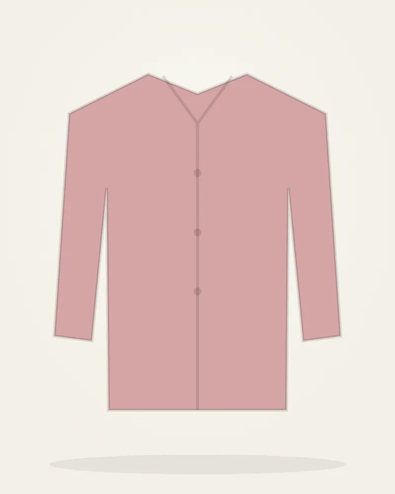 Silk Button Blouse in Dusty Rose