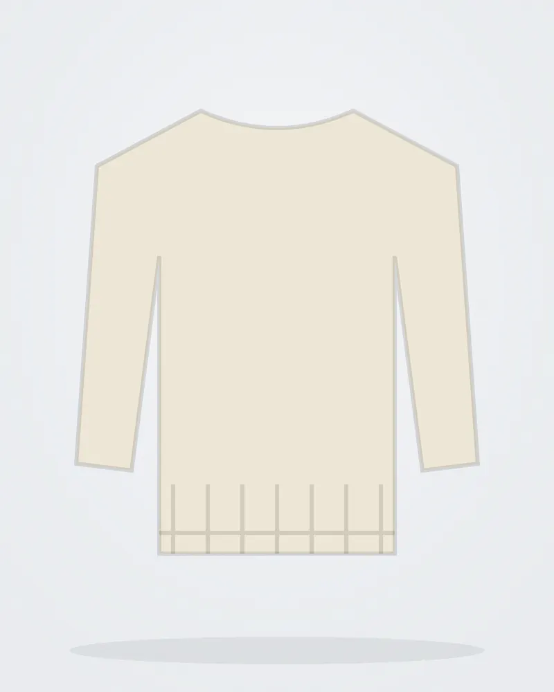 Sage Ribbed Knit Pullover in Cream