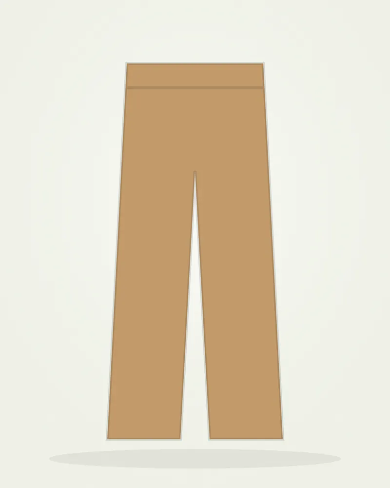 Wide-Leg Pleated Trousers in Camel
