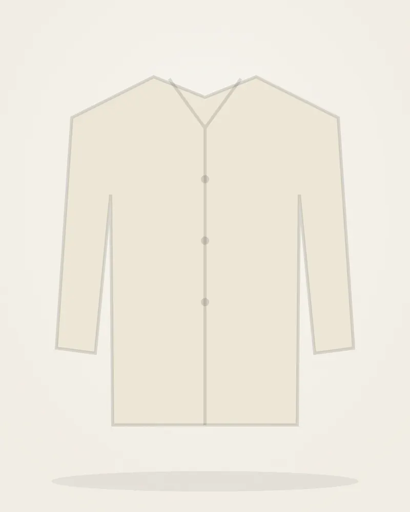 Linen Camp Collar Shirt in Cream