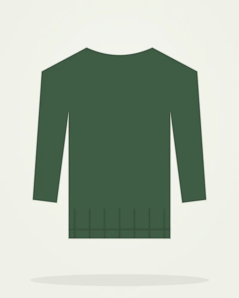 Merino Crew-Neck Sweater in Forest