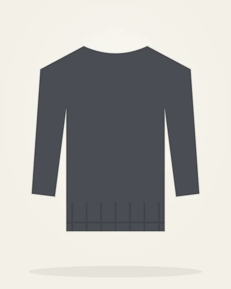 Merino Crew-Neck Sweater in Charcoal